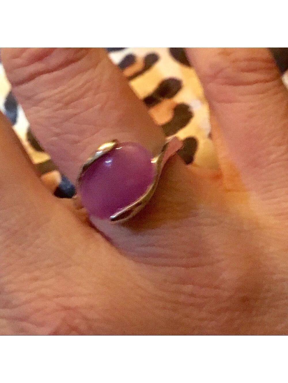 Hologram Ring 8 silver filled